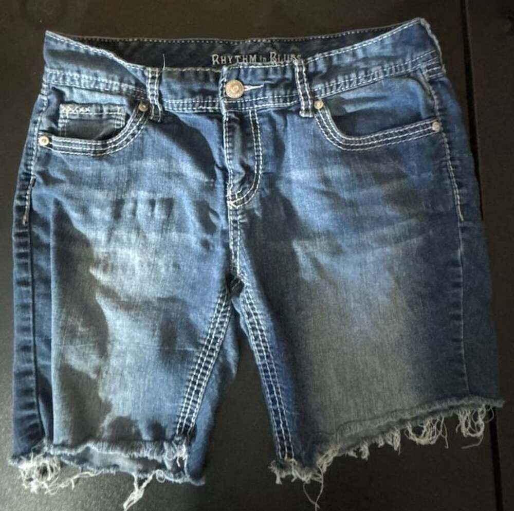 Rhythm in Blues Women's Size 10  Denim Jean Shorts
